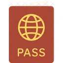 Passaporte Viagem Viagem Ícone