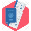 Itinerario De Passaporte Negocios Passaporte Ícone