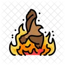 Passaros Fogo Incendio Florestal Symbol