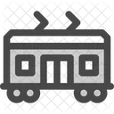Passenger Train Electric Icon
