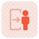 Passenger Out  Icon