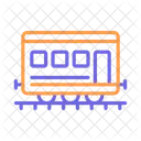 Passenger railroad carriage  Icon
