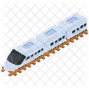 Isometric Passenger Train Icon