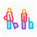 Passengers Baggage Luggage Icon