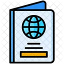 Passeport Laissez Passer Immigration Icon