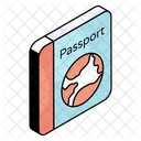 Passeport Document De Voyage Papier De Voyage Icône