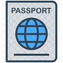 Voyage Passeport Laissez Passer Icon