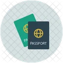 Passeport Voyage Carte Didentite Icône