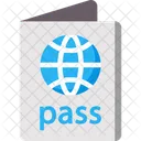 Passeport Laissez Passer Billet Icon