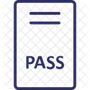 Pass Ticket VIP Karte Symbol