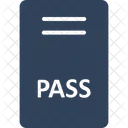 Pass Ticket VIP Karte Symbol