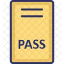 Pass Ticket VIP Karte Symbol