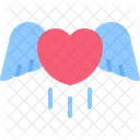 Passion Heart Wings Icon
