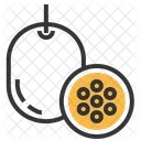 Passion Fruit Healthy Icon