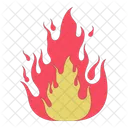Passion Blazing Flame Igniting Burning Firewood 아이콘