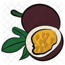 Passion Fruit Food Tropical Fruit Icon