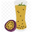Passion Fruit Juice Detox Beverage Icône