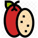 Passion Fruit Tropical Icon