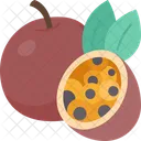 Passionfruit Juicy Tasty Icon