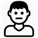 Passiv Neutral Gelangweilt Symbol