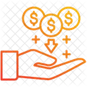 Passives Einkommen Gewinn Management Symbol