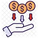 Passives Einkommen Geld Einkommen Symbol