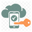 Passkey Cloud Key Icon