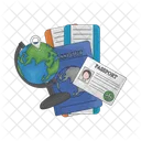 Passport Document File Icon