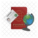 Passport Visa Travel Icon