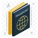 Passport Visa Permit Icon