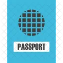 Passport Flight Vacation Icon