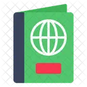 Passport Visa Permit Icon