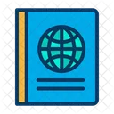 Passport Book International Passport Id Proof Icon