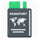 Passport Travel Document Identity Icon