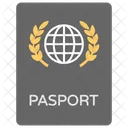 Passport International Identity Icon