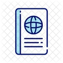 여권 여권수첩 국제여권 아이콘