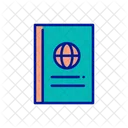 여권 국제여권 여권수첩 아이콘