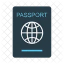 Passport Ticket Travel Icon