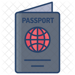 Passport Icon Of Colored Outline Style Available In Svg Png Eps Ai Icon Fonts