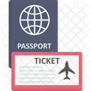 여권 여행 신분증 여행 패스 아이콘