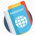 Passport Identity Pass Travel Icon