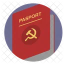 Communism Passport Person Icon