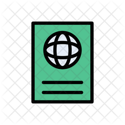 Passport Icon Of Colored Outline Style Available In Svg Png Eps Ai Icon Fonts