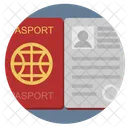 Open Passport Identity Icon