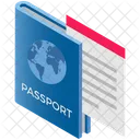 Logistics Delivery Passport Icon