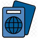 Summer Passport Travel Icon