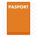 Passport Plane Holiday Icon