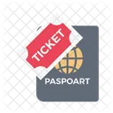 Ticket Passport Travel Icon
