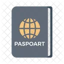 Passport Identity Travel Icon