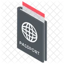 Passport International Travelling Worldwide Travel Pass Icon